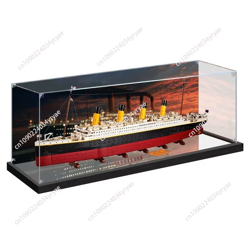 Model Kit Titanic - Transparent Acrylic Display Box - Dust-Free