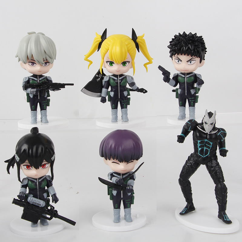 6pcs/set Kaiju No.8 Anime Hibi - огляд і ціна Model Kit Kaiju 8