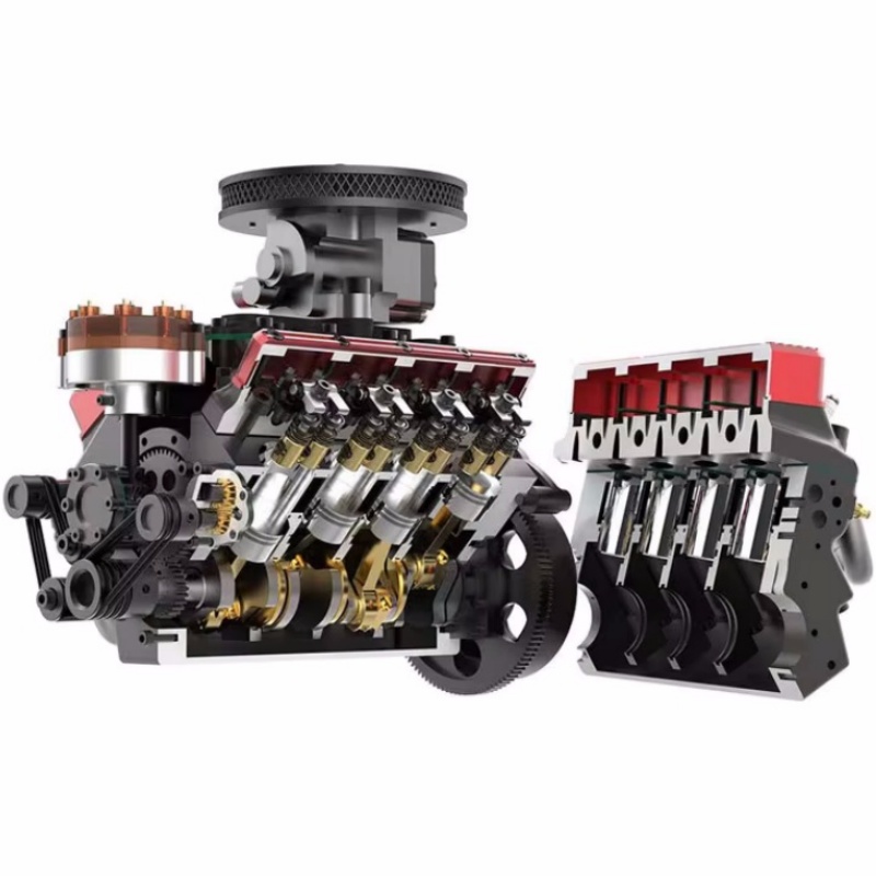 TOYAN V8 Gas 4 Stroke Engine 2 - огляд і ціна Model Kit V8