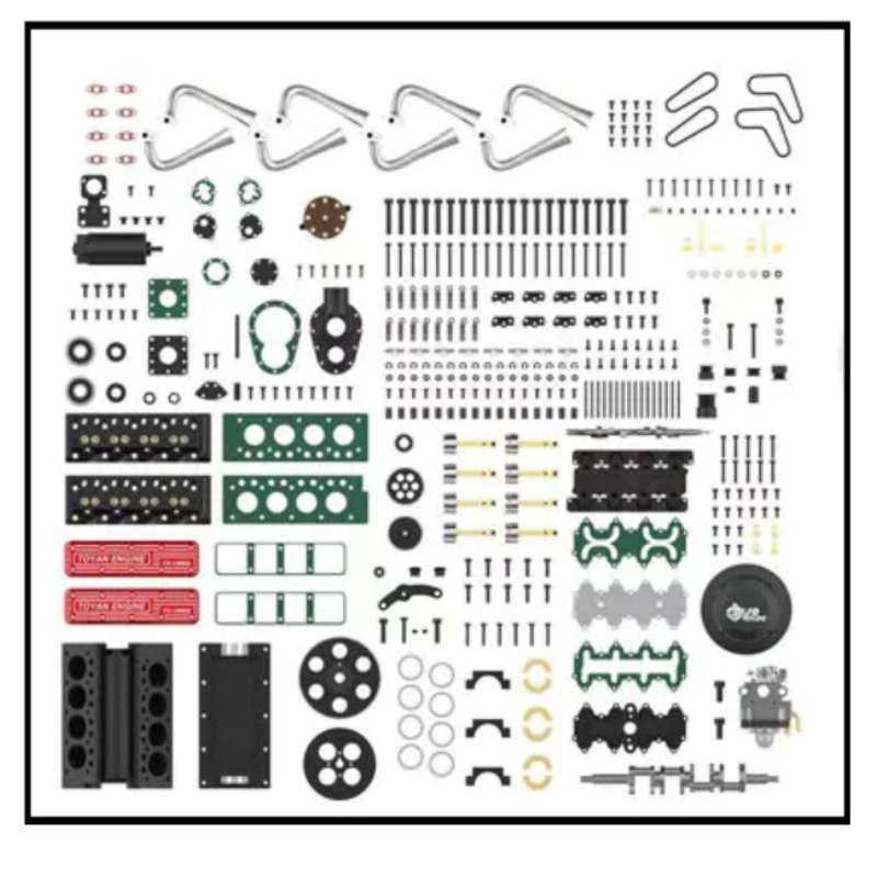 TOYAN V8 Gas 4 Stroke Engine 2 - огляд і ціна Model Kit V8