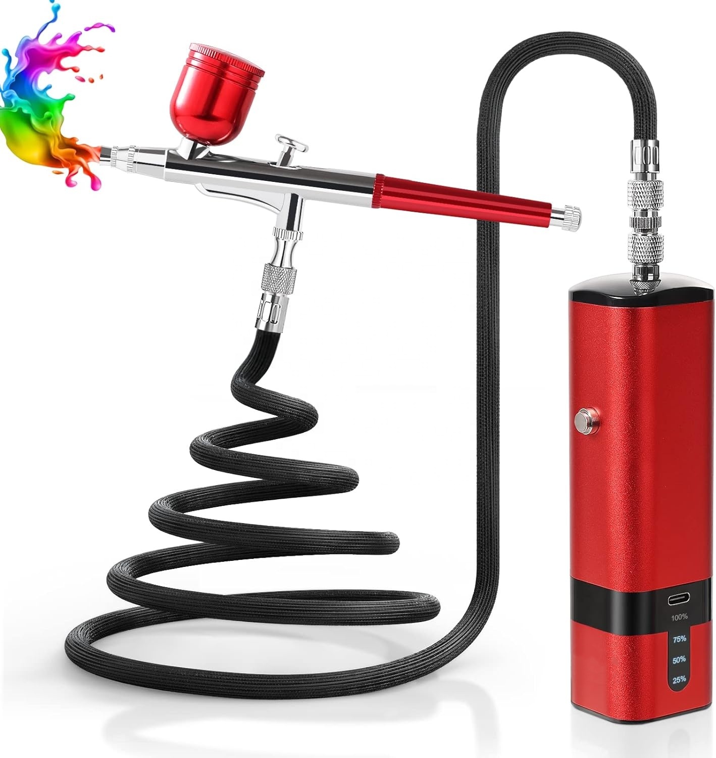 Airbrush Kit with Compressor,  - огляд і ціна Airbrush Compressor Kit