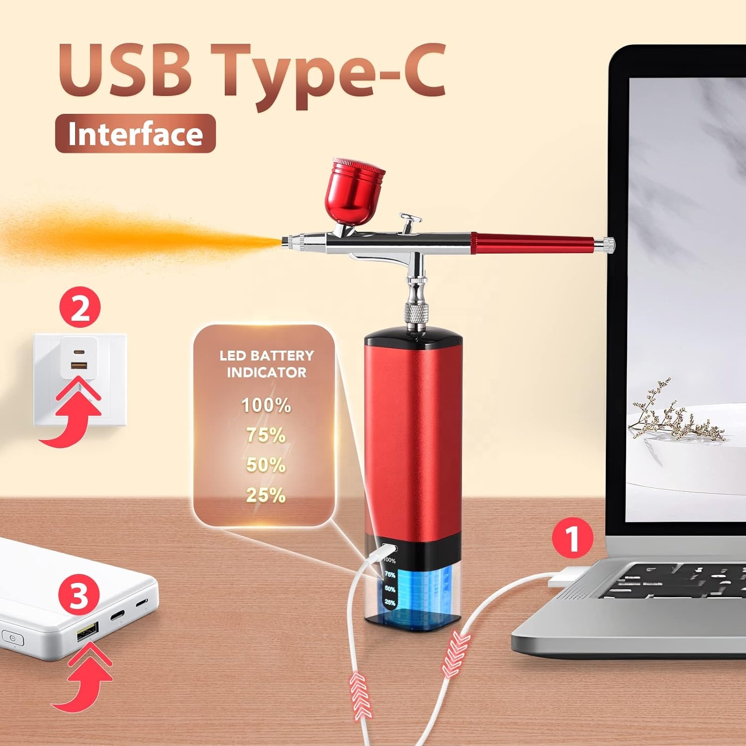 Airbrush Kit with Compressor,  - огляд і ціна Airbrush Compressor Kit