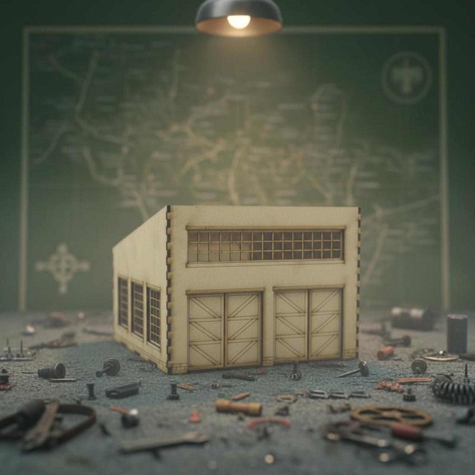 Wartime Vehicle Repair Factory - огляд і ціна Model Kit Tank