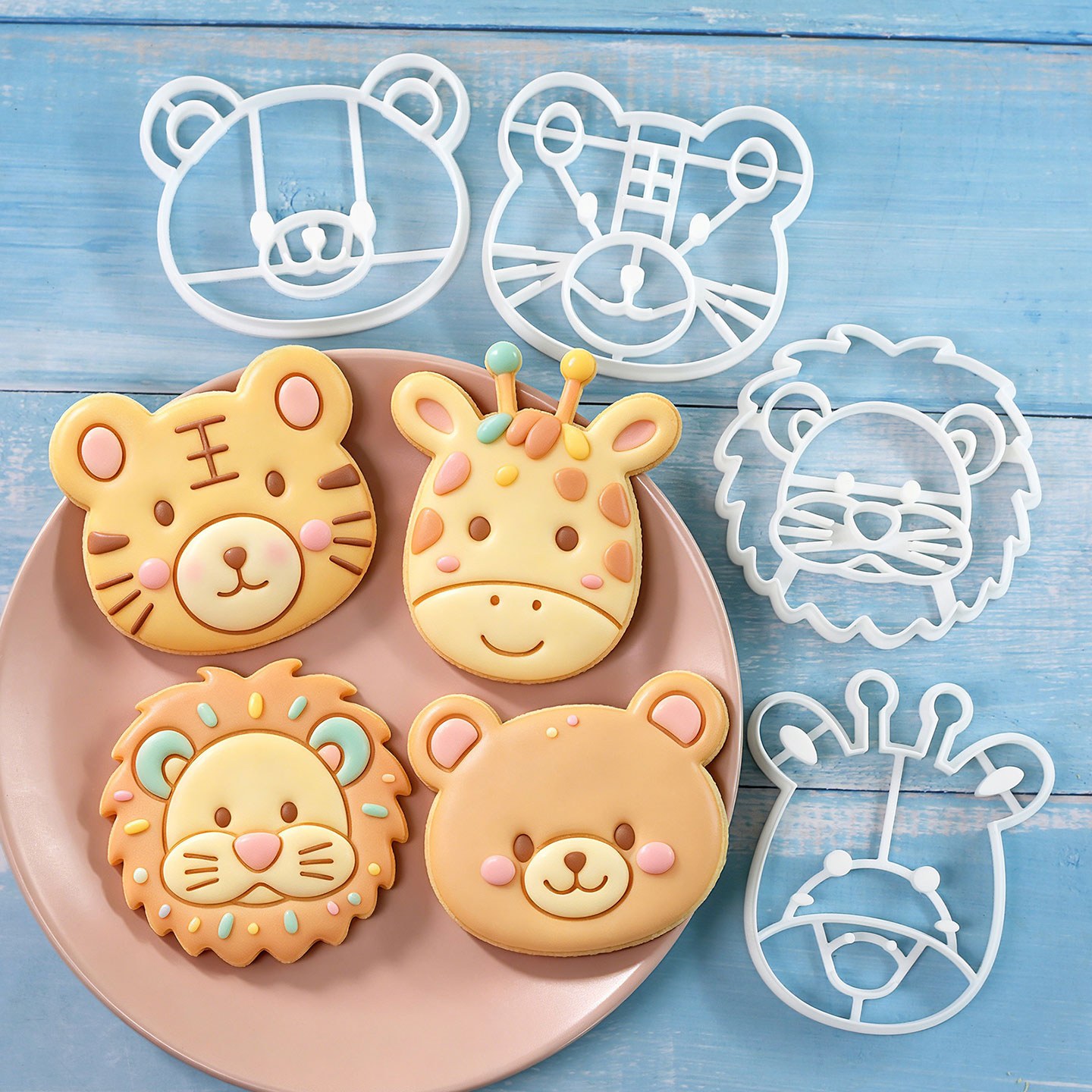 4 Pcs Animal Cookie Cutters Se - огляд і ціна Model Kit Tank