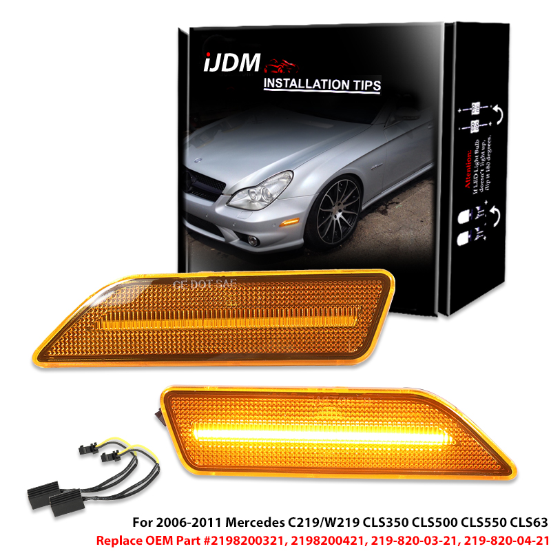 2pcs Mercedes C219/W219 CLS350 - огляд і ціна Model Kit Led