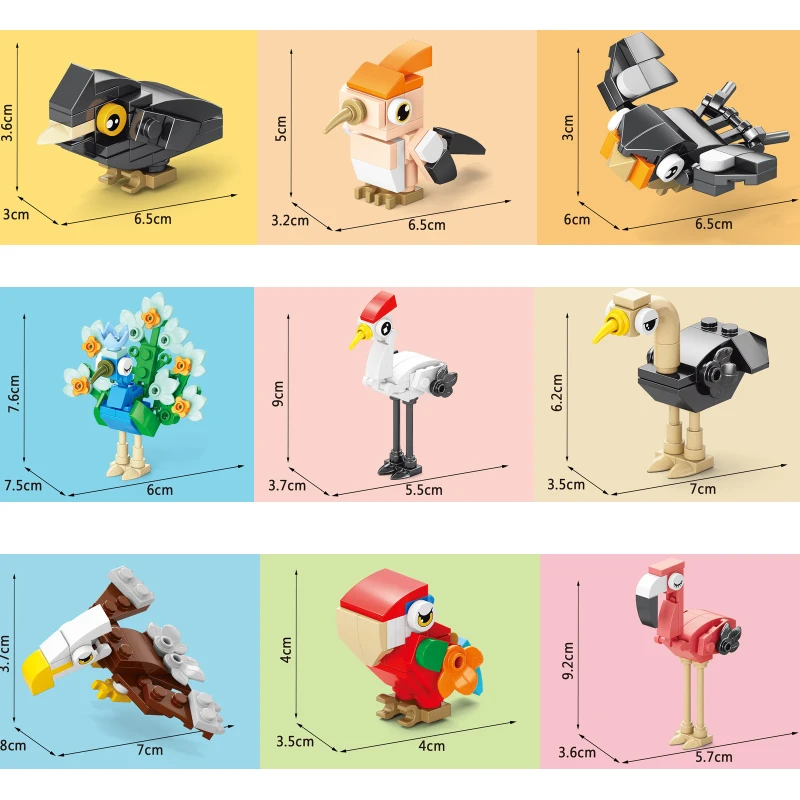 Bricks Animal Bird Paradise Cr - огляд і ціна Model Kit Bandai