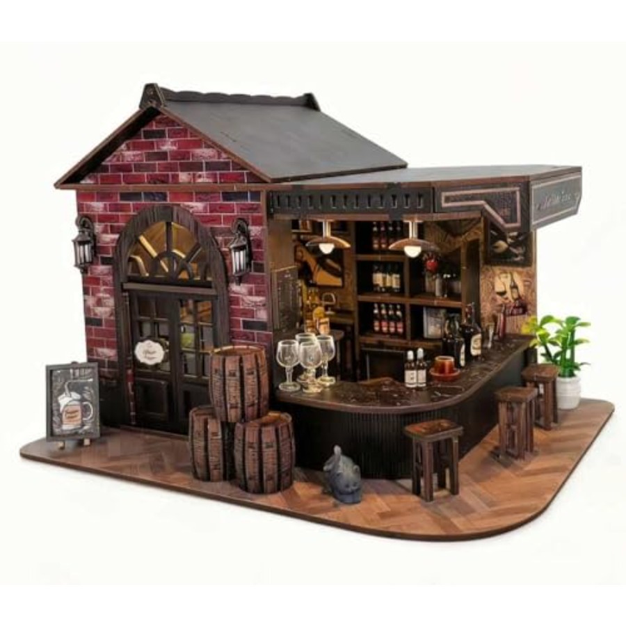 Book Nook Kit, 3D Wooden Minia - огляд і ціна Model Kit Led