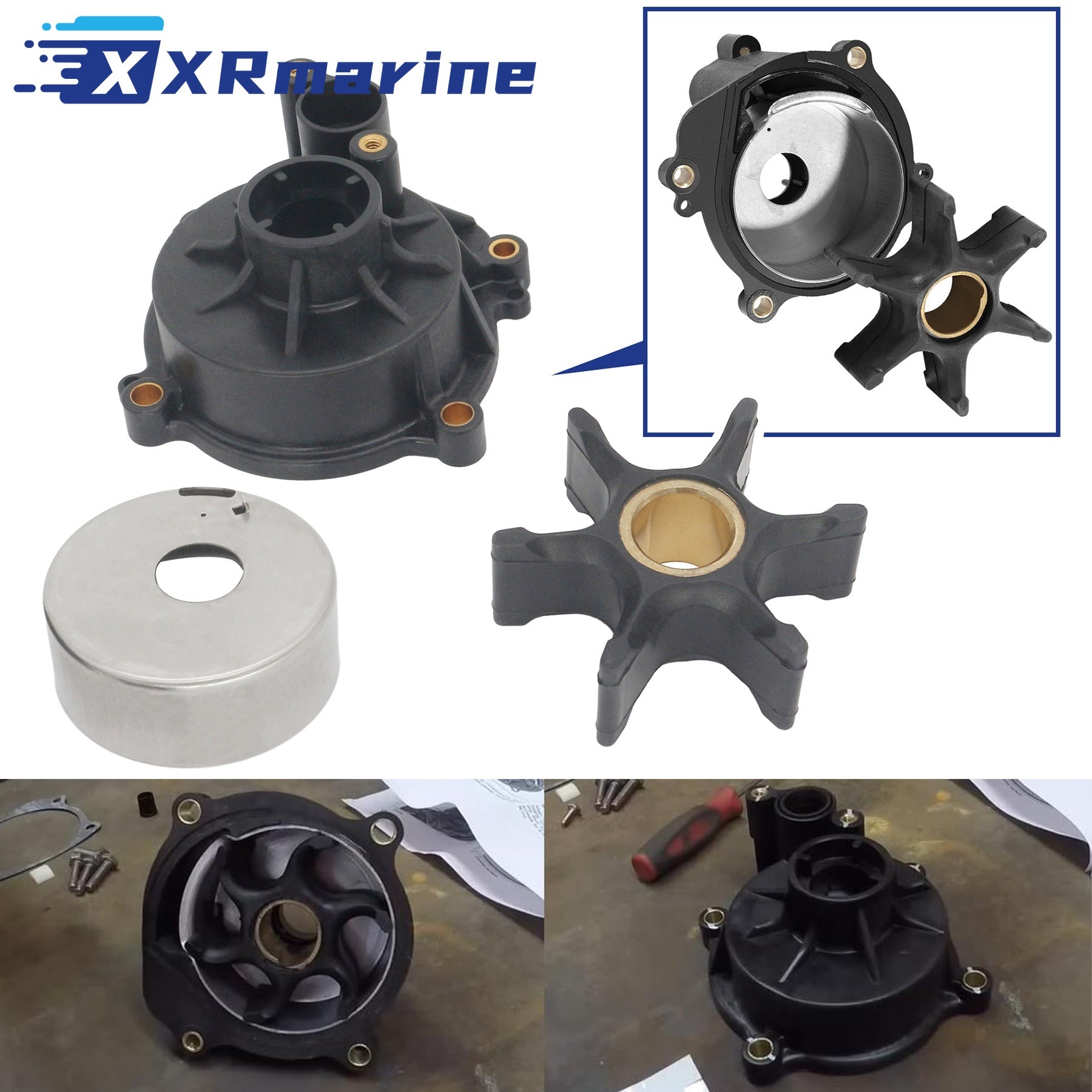 5001595 Water Pump Impeller Re - огляд і ціна Model Kit V8