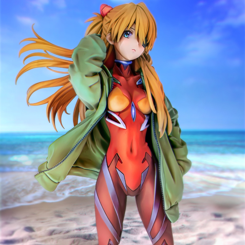 (In Stock) (W_5250) 1/7 Asuka  - огляд і ціна Model Kit Evangelion Bandai