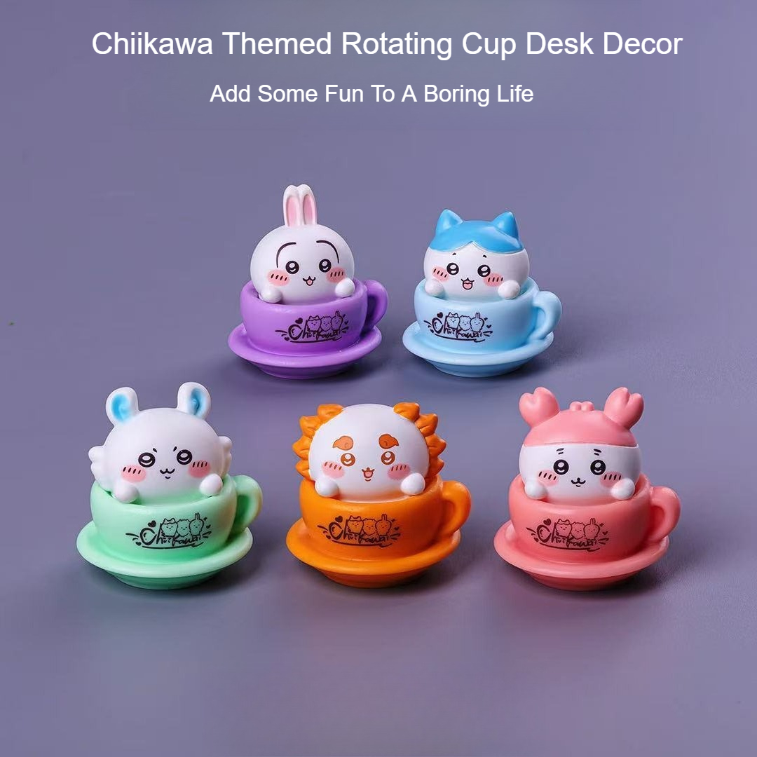Chiikawa Rotating Cup Figure K - огляд і ціна Model Kit Bandai