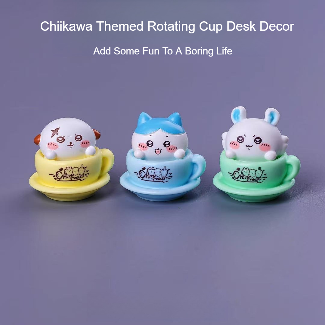 Chiikawa Rotating Cup Figure K - огляд і ціна Model Kit Bandai