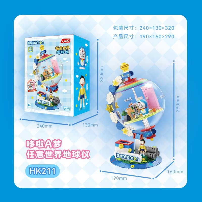 JAKI Doraemon Licensed Globe B - огляд і ціна Model Kit Led