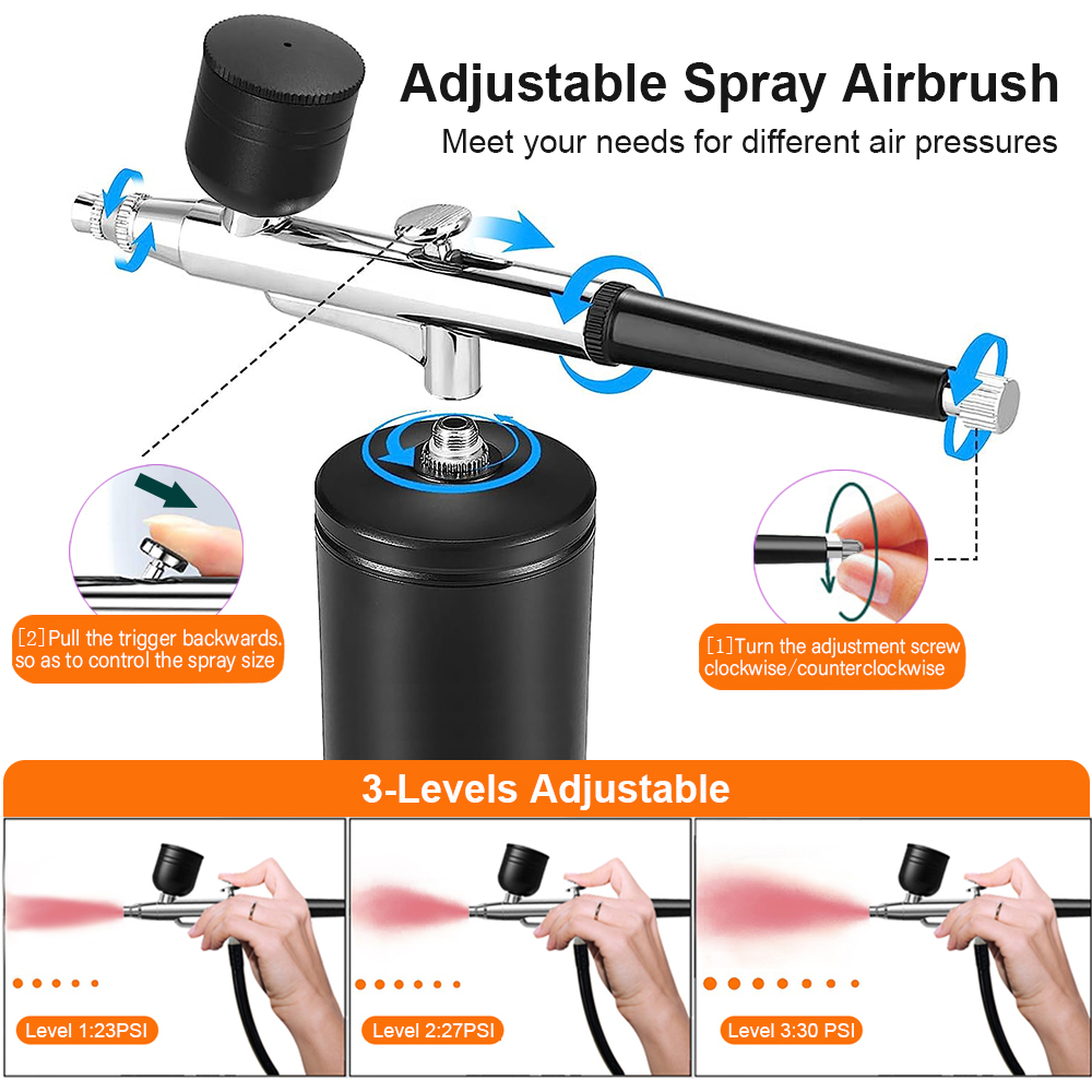 Airbrush Nail with Compressor  - огляд і ціна Airbrush Compressor Kit